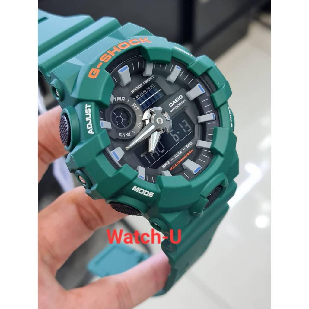 นาฬิกาข้อมือผู้ชาย Casio G-SHOCK GA-700 รุ่น GA-700SC-3A (GA-700SC-3ADR)