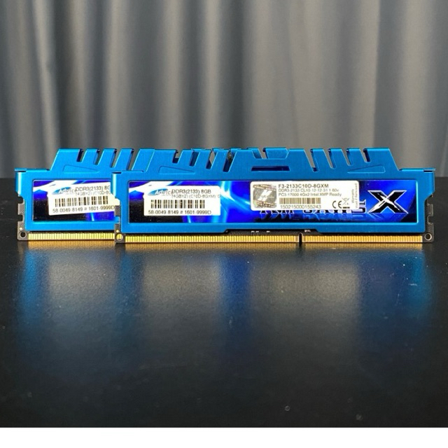แรม RAM G.SKILL RIPJAWS-X DDR3 16GB ( แรม ) สินค้ามือสอง มีประกัน 14 วัน MAXCOM