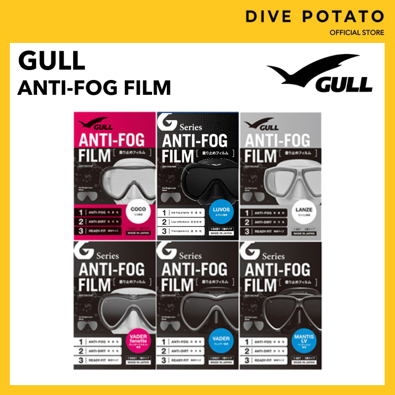 Anti-Fog Film For GULL Mask For Scuba Diving