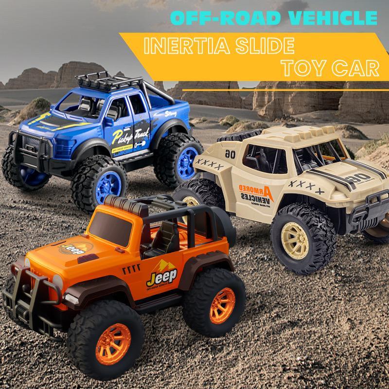 [พร้อมส่ง]รถของเล่นเด็ก Off-Road รถกระบะ รถเด็กจําลอง Jeep รถทหาร