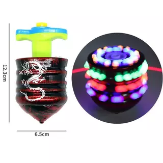 [พร้อมส่ง]ของเล่นเด็ก ลูกข่างเรืองแสง ลูกข่างมีไฟ LED หมุนได้ มีดนตรี มีไฟ