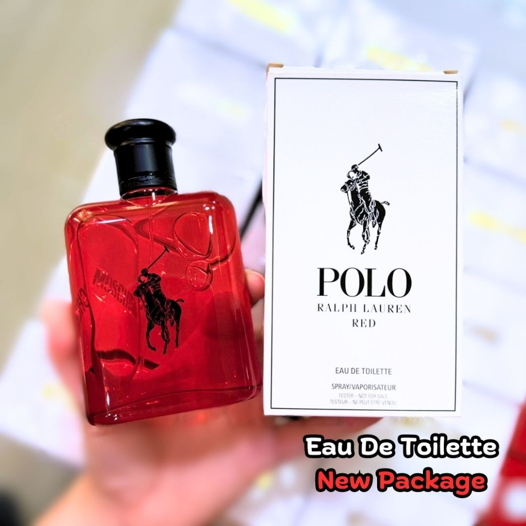(New Package) Ralph Lauren POLO RED EDT 125 ml. เทสเตอร์ กล่องขาว