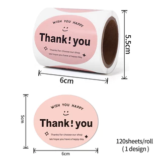 [พร้อมส่ง🇹🇭] สติ๊กเกอร์ซีลปิดผนึก (ม้วน120ดวง) มีให้เลือก 4 สี
