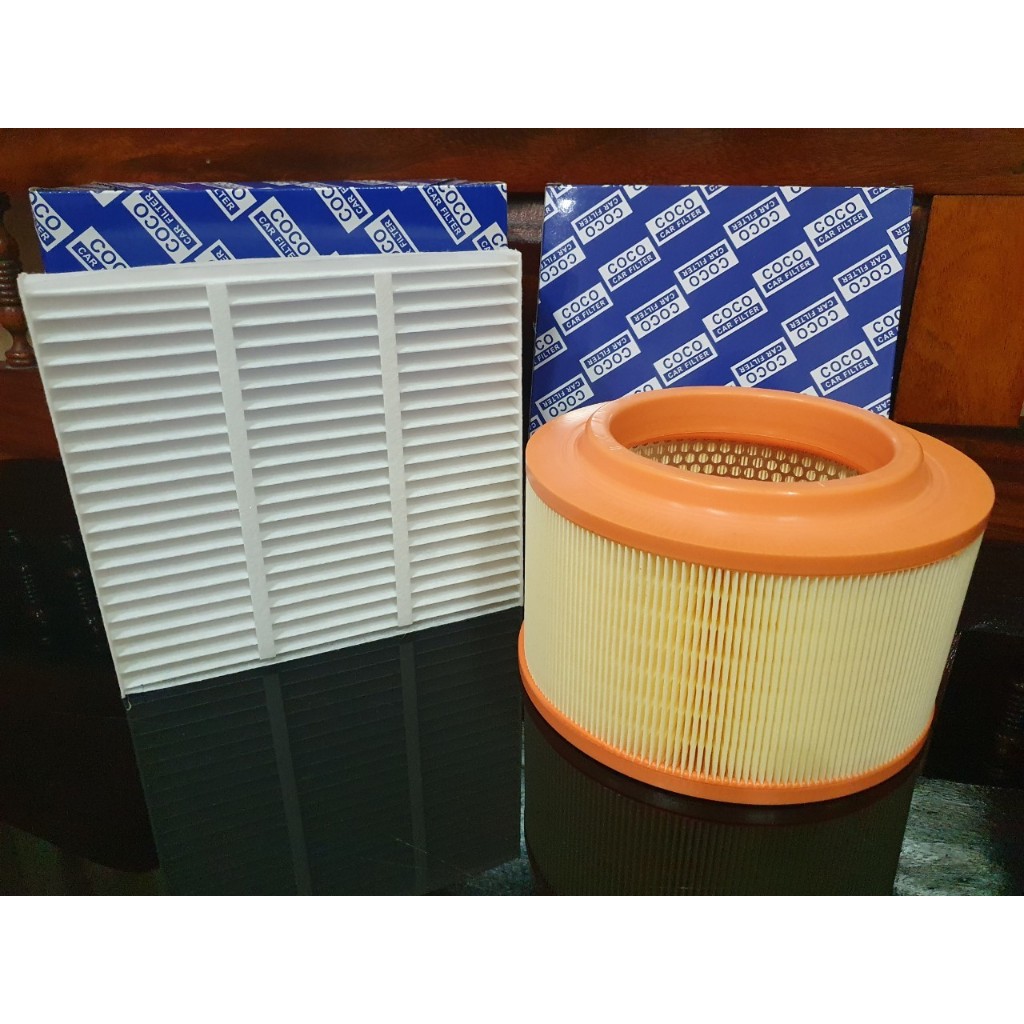 ลดราคาซื้อคู่​ชุดกรองแอร์+กรองอากาศ​ ฟอร์ดเรนเจอร์​ Ford rangerT6/เอเวอร์เรส/Mazda bt50-pro