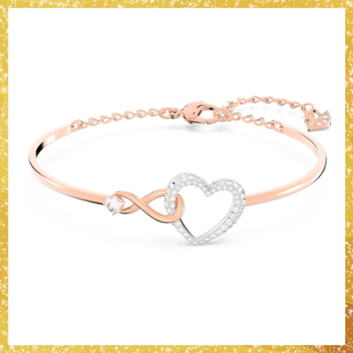 กำไลข้อมือ Infinity heart สร้อยข้อมือจี้อินฟินิตี้และหัวใจ ของขวัญสำหรับคนพิเศษ พร้อมส่ง