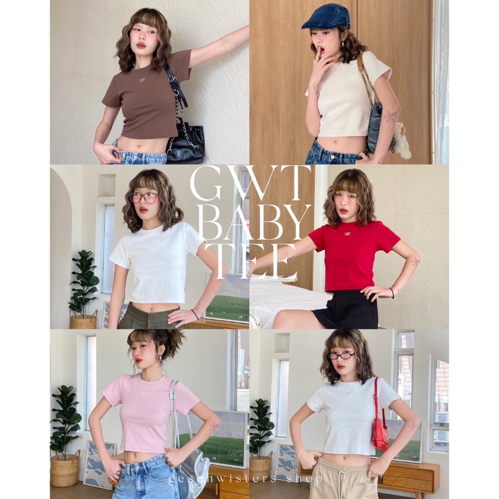 Geschwisters"GWT Baby tee"พรี 10-15 วัน
