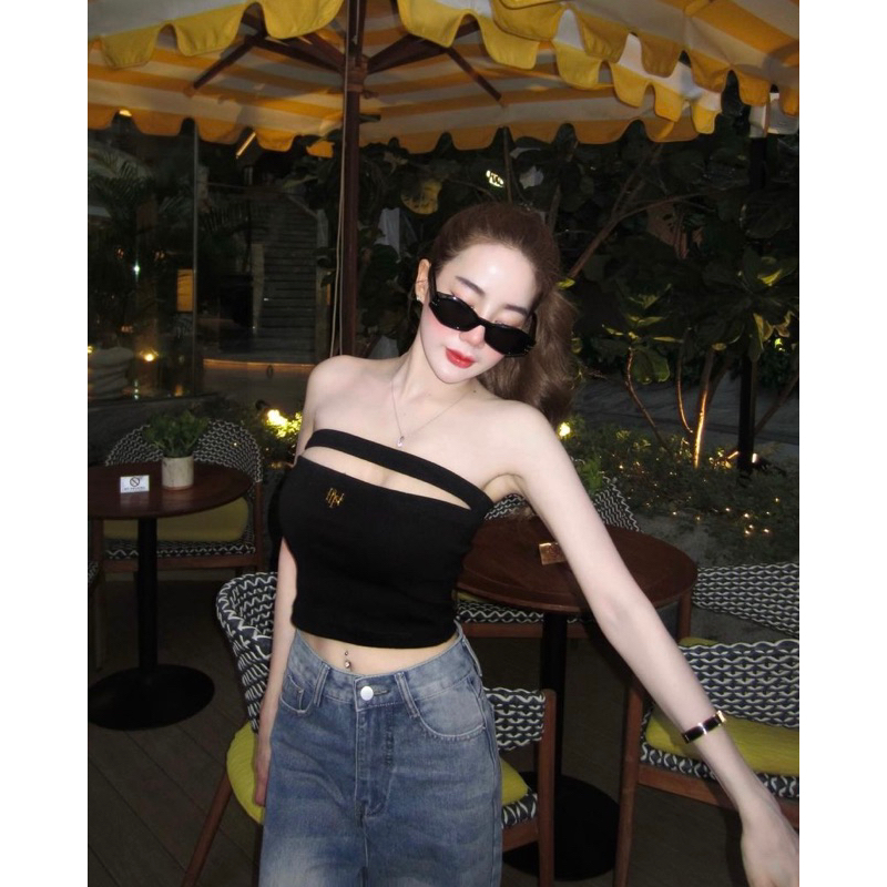 เกาะอกสีดำรุ่นเบสิค จากร้าน PNP.BRANDD