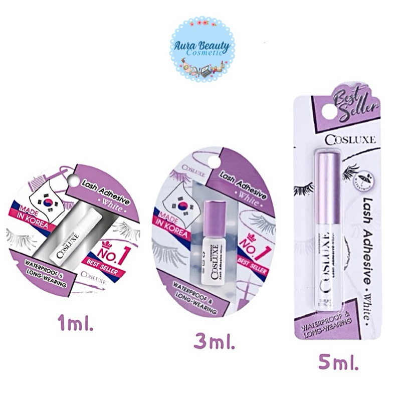 🔹 Cosluxe Lash Adhesive White คอสลุคส์ กาวติดขนตาปลอม
