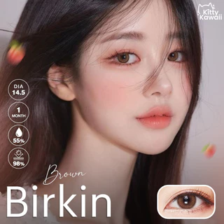 🔥 คอนแทคเลนส์ ✨ขนาดกลาง ✨Brown / Gray✨ Birkin ✨kittykawaii
