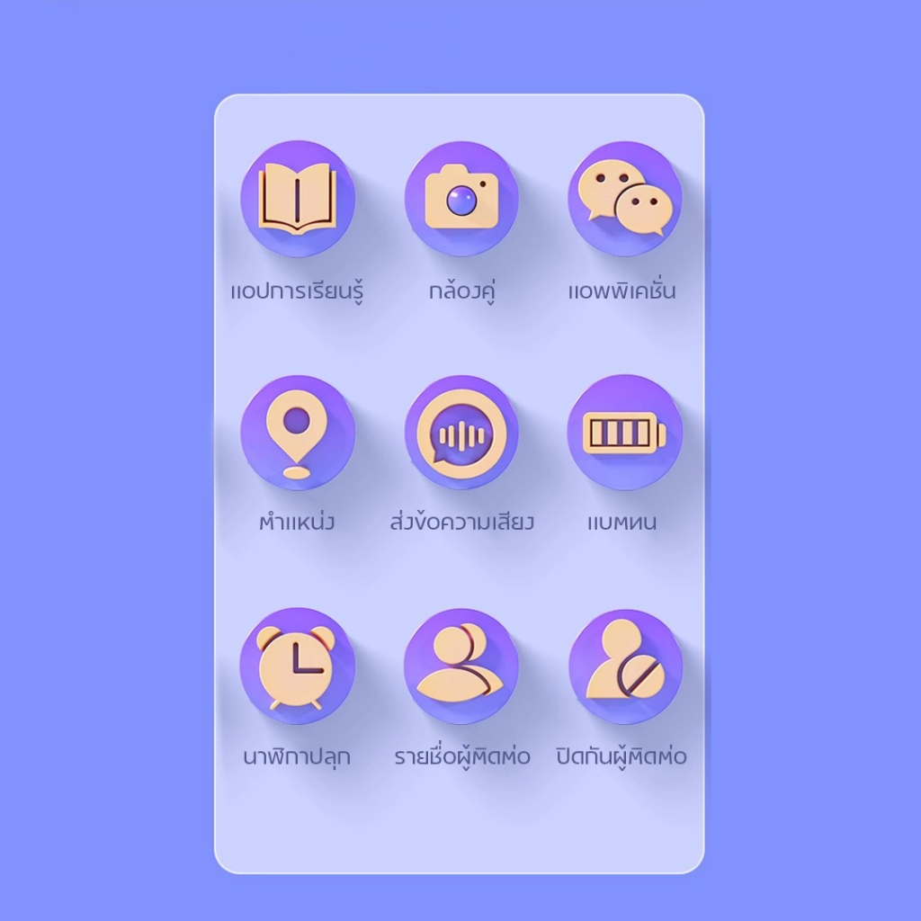 นาฬิกาเด็ก เมนูไทย Q88S/Q19 GPS โทรได้ ถ่ายรูปได้ สมาทวอช นาฬิกาข้อมือ ยกได้หมุนได้ นาฬิกากันเด็กหาย มีปลายทาง - รูปที่ 3