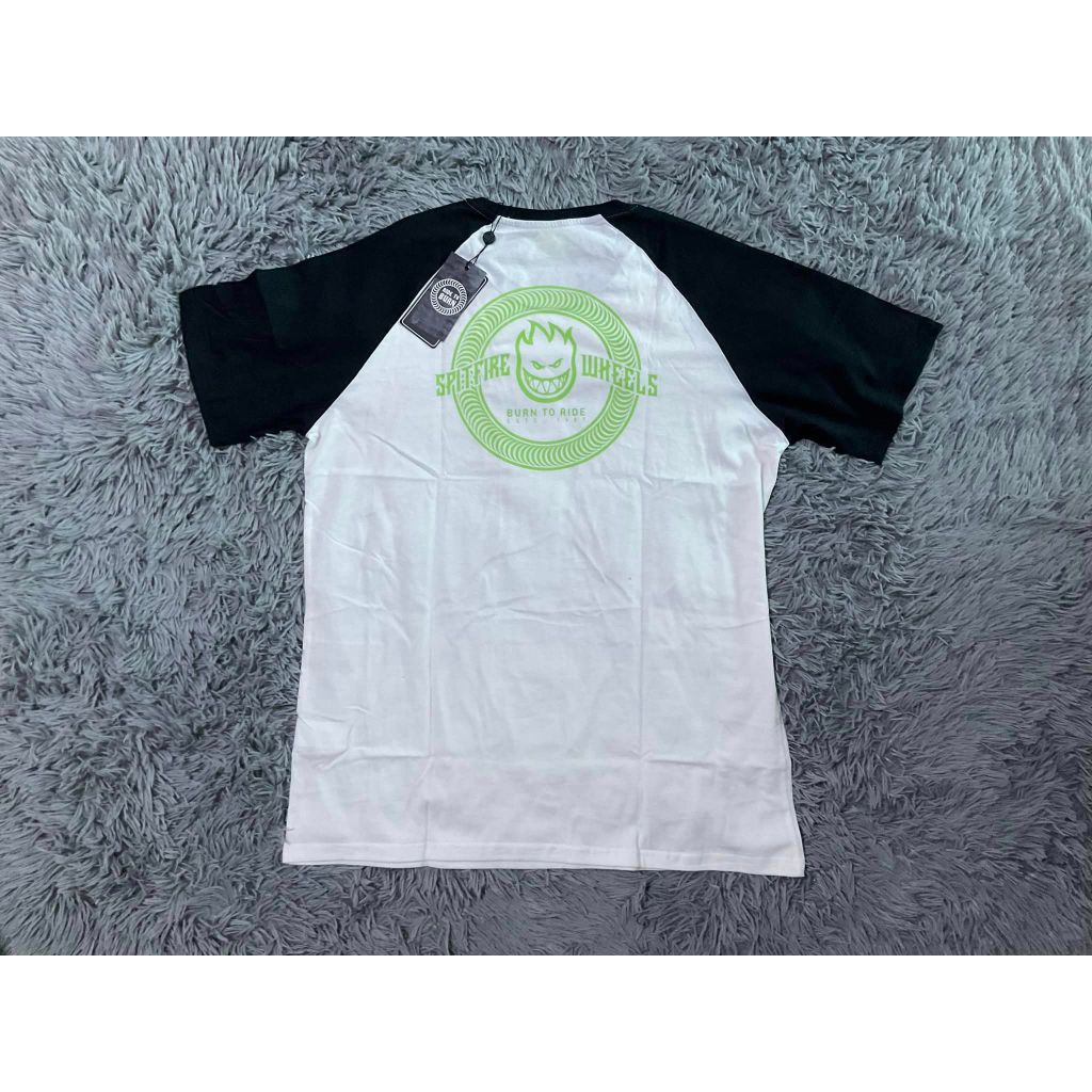 เสื้อยืด Spitfire Polera Manga Corta Wheels Hombre Blanco 2023