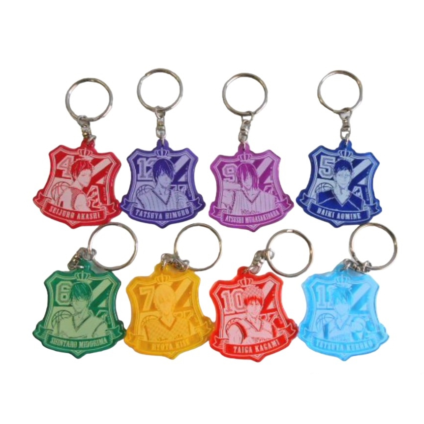 Kuroko no Basket  Acrylic Keychain จากคุโรโกะโนะบาสเก็ต Gashapon Bandai แท้ Japan.