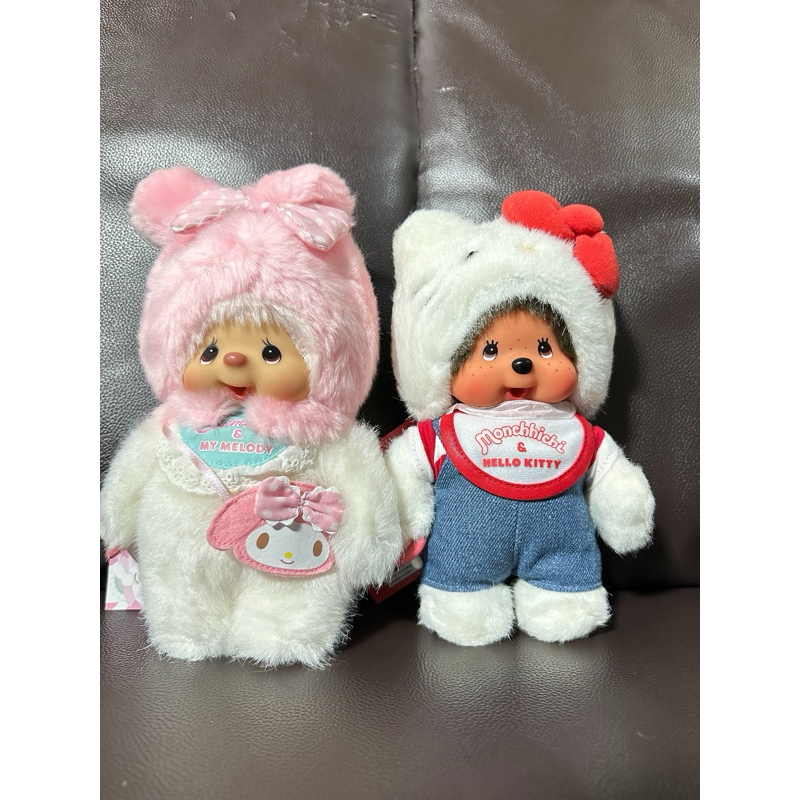 พร้อมส่ง ‼️ พวงกุญแจ & ตุ๊กตา Monchhichi Chimutan x Sanrio หายากมาก!