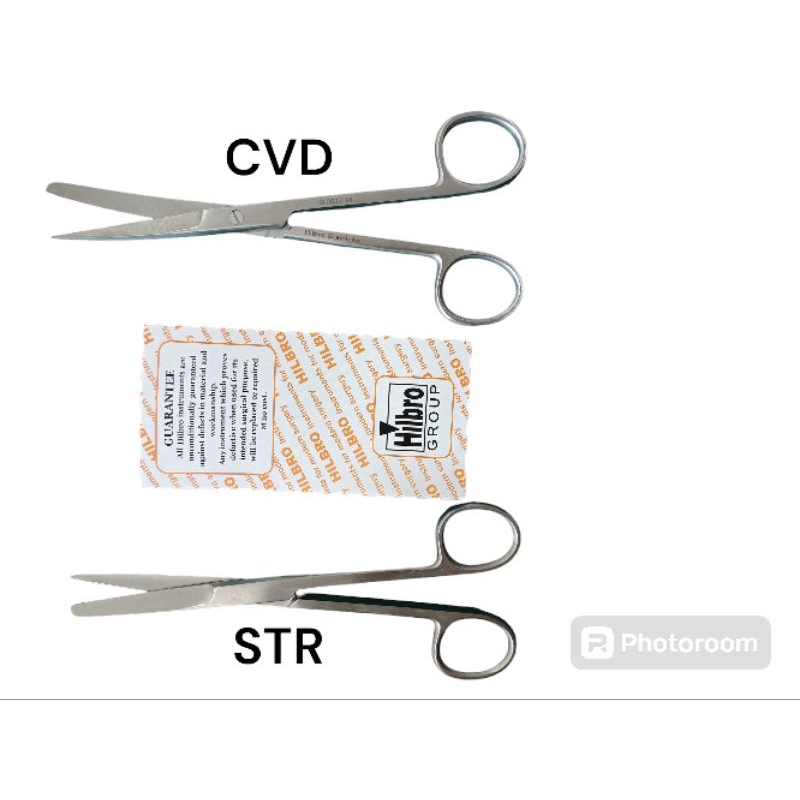 Hilbro 10.0036.14 DEAVER SCISSOR STR SH/BL 14cmอนัHILBRO 10.0037.14 DEAVER SCISSOR CVD SH/BL 14cm.