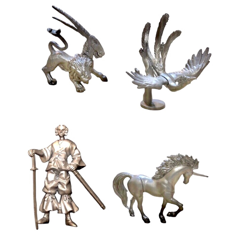 Kaiyodo Kabaya Volks World Mythology Figures Silver Version Set Of 4