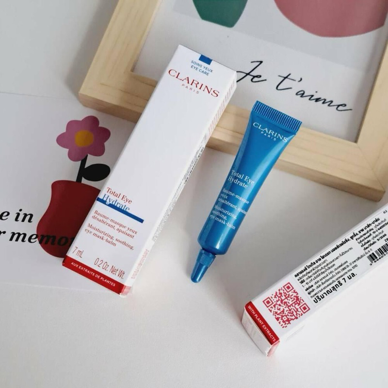 Clarins Total Eye Hydrate Mask-Balm 3ml , 7ml มาส์กบำรุงรอบดวงตา