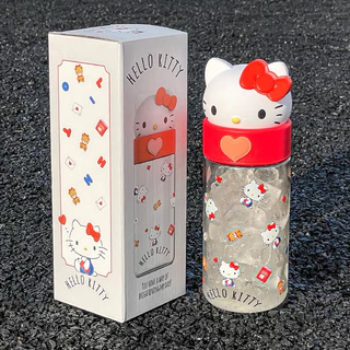 พร้อมส่ง🌈 ขวดน้ำ Hello Kitty กระบอกน้ำ ขวดใส คิตตี้ น่ารัก ใส่เครื่องดื่ม ใส่ของจุกจิก เลโก้ water bottle 71025
