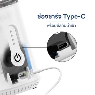 Homemi เครื่องปั่นผลไม้ไร้สาย Portable Blender กำลังมอเตอร์สูง 150 วัตต์ ปั่นน้ำแข็งได้ แบตเตอรี่ 4,000 /