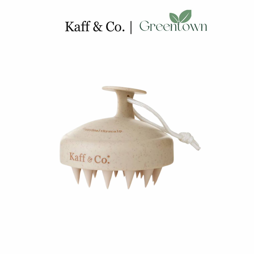 Kaff & Co. แปรงนวดหนังศีรษะ ช่วยทำความสะอาดระหว่างสระผม ถนอมหนังศีรษะ ช่วยขจัดรังแค