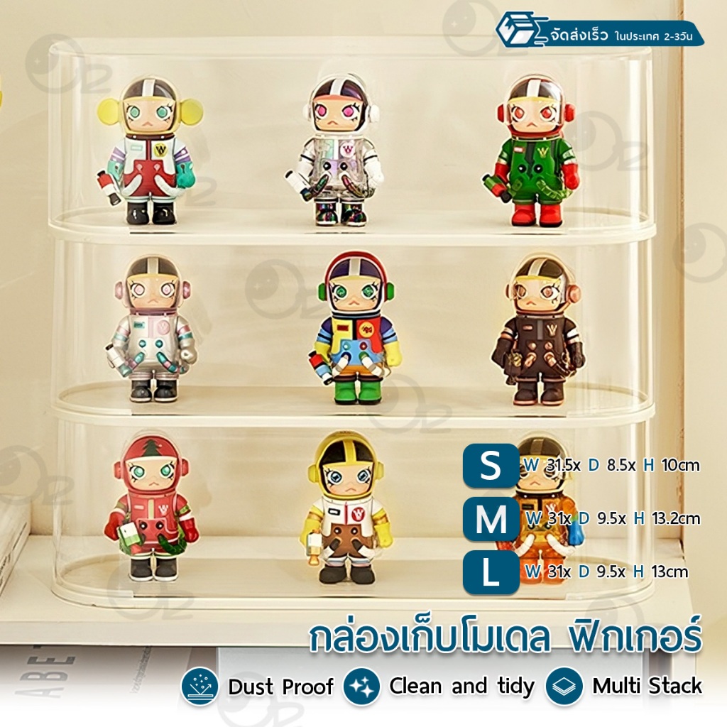 9Gadget - กล่องเก็บโมเดล อะคริลิคใส กล่องโชว์ ฟิกเกอร์ กล่องโมเดล ตู้ใส่โมเดล Acrylic Display Cover Figure Model Popmart