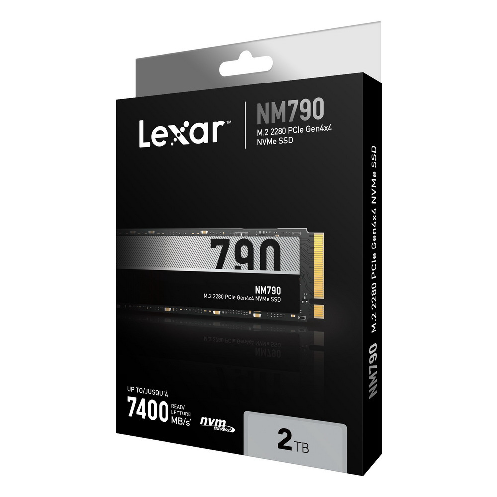 LEXAR NM790 2TB M.2 2280 PCIe Gen 4x4 NVMe Internal SSD