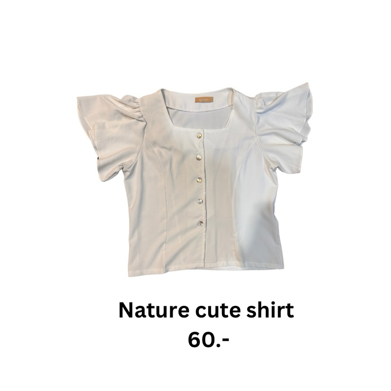 เสื้อคอเหลี่ยม แบรนด์ NATURE