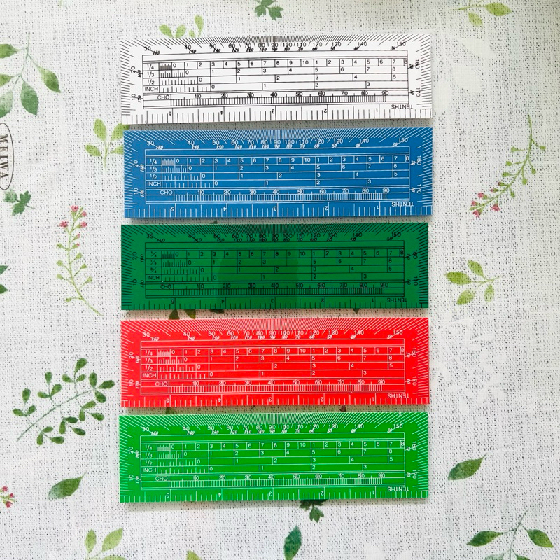 (5ด้าม/10ด้าม)ไม้โปรแทรคเตอร์ Airplane และ Toto ขนาด 14 cm.