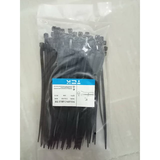 เคเบิ้ลไทร์ 6"（3.5*150mm )สายรัดพลาสติก cabletie มี6สี ถุงละ100เส้น