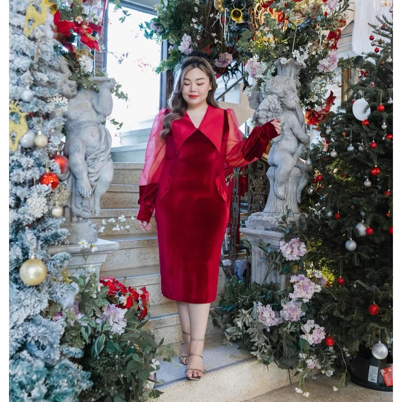 BBWshopเดรสแดงปกใหญ่