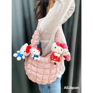 🌸Sanrio พวงกุญแจซานริโอ้ รุ่นฮิต ห่วงหัวใจ Mini Mascot Holder รุ่นตัวใหญ่ รุ่นLimited Ed Keychain น่ารัก ของแท้ Japan