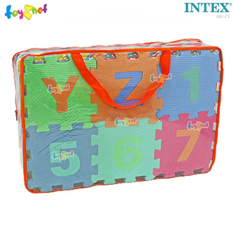 Toyznet แผ่นโฟมปูพื้น ABC และ 0-9  6X6X1 ซม. (แพ็ค 72 ชิ้น) รุ่น 061-C1
