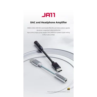 FiiO Jade Audio JA11 DAC/AMP หางหนู รองรับ 32bit/384kHz, DSD128, Hi-Res ประกันศูนย์ไทย
