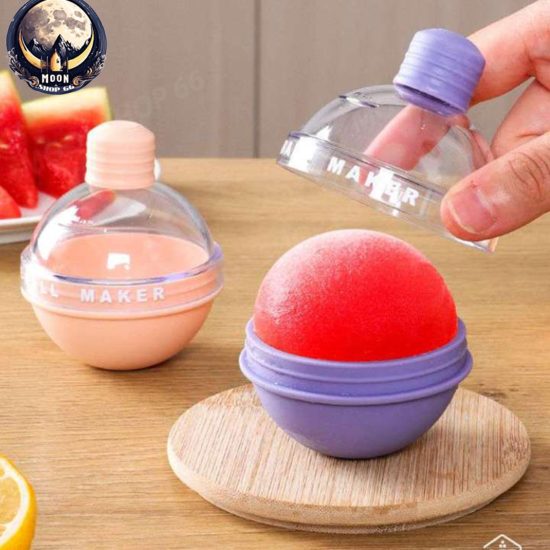 Ice Ball Maker แม่พิมพ์น้ำแข็ง ที่ทำน้ำแข็ง ที่ทำน้ำแข็งก้อนกลม แม่พิมพ์ทำน้ำแข็งก้อน แม่พิมพ์ซิลิโคน ลอกออกง่าย