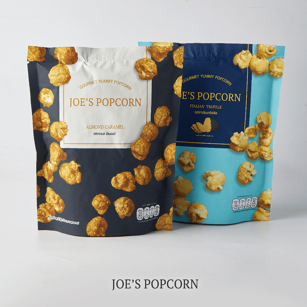 โจป๊อปคอร์น Joe's Popcorn ข้าวโพดอบกรอบ แบบถุง 38 กรัม