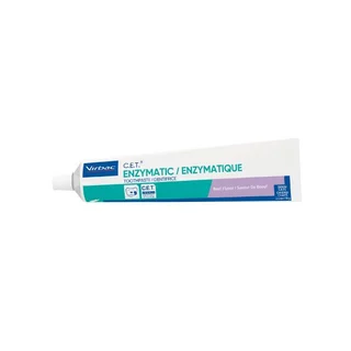 Virbac ยาสีฟัน ซีอีที สูตรเข้มข้น รสเนื้อ [C.E.T.® Enzymatic Toothpaste Beef 70g] สำหรับสุนัขและแมว ลดการสะสมคราบหินปูน