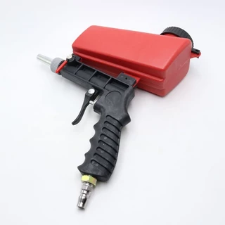 1 ชิ้นปรับปืนพ่นทราย 90psi แบบพกพา mini แรงโน้มถ่วงพ่นทรายเครื่อง