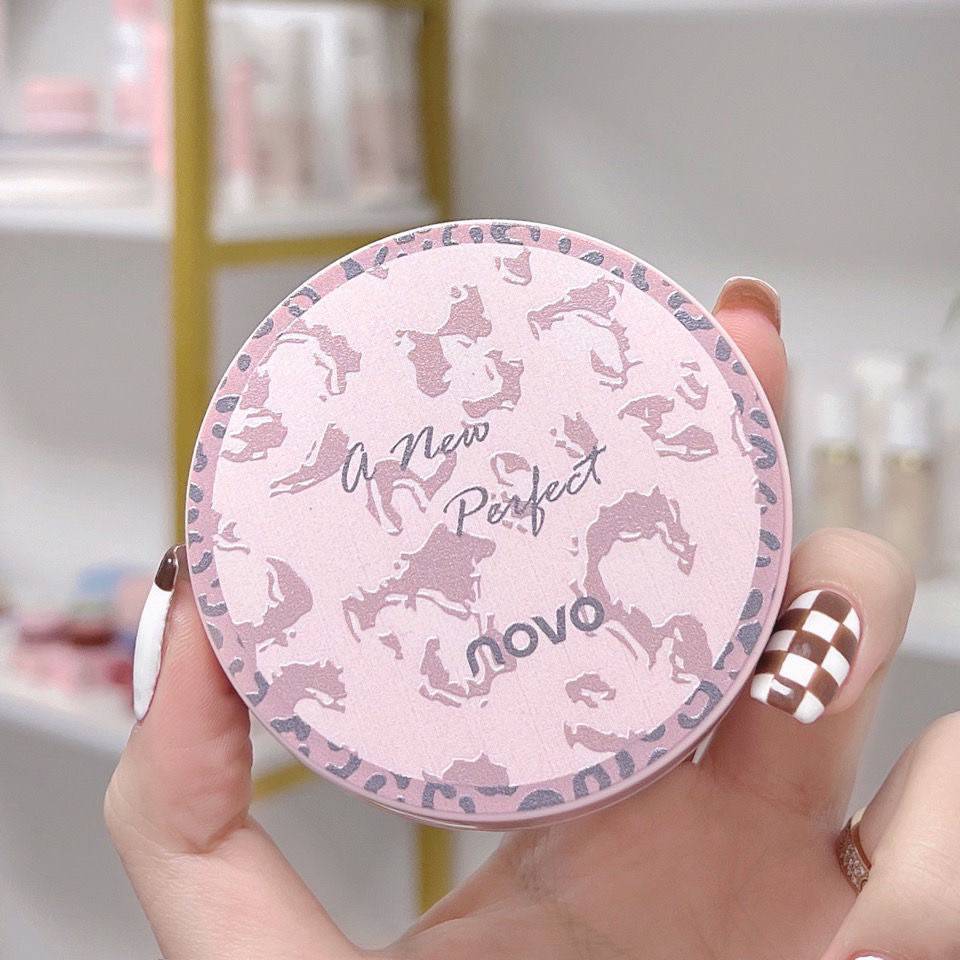 C.250.[พร้อมส่ง] ตลับจริง คุชชั่น คุมมัน ผิวชุ่มชื้น ปกปิดกันน้ํา Novo Air Cushion ผิวขาวกระจ่างใส - รูปที่ 5