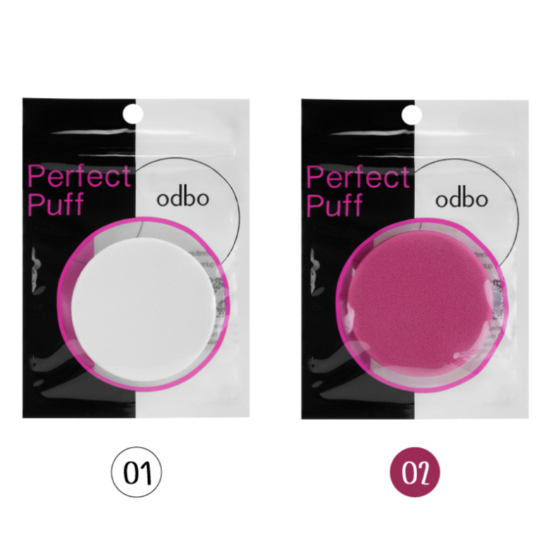 Odbo Perfect Puff พัฟ #OD850 พัฟ เกลี่ย แป้ง รองพื้น ทรง กลม(1ชิ้น)
