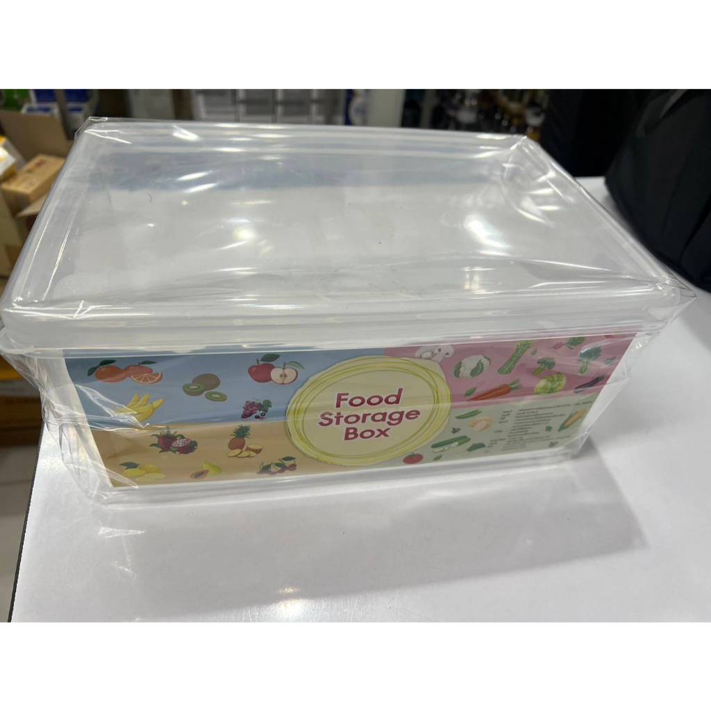 FOOD STORAGE BOX กล่องถนอมอาหาร พร้อมตะแกรง 20.5 x 31.3 x 13.5 cm (6.5 L)