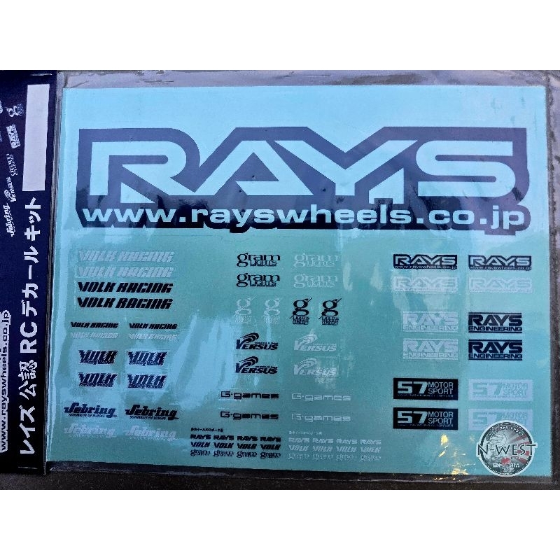 Stickers RAYS แท้ นำเข้าจากประเทศญี่ปุ่น🇯🇵