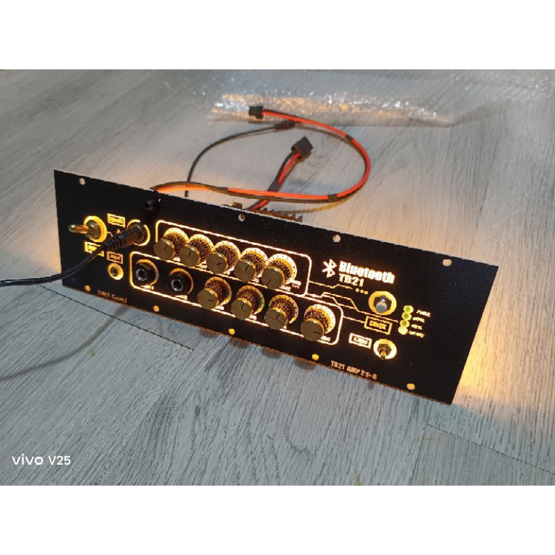ชุดเพลท TB 21 พ่วงคาราโอเกะปรีไมค์ ZK-AMP 2G พร้อมแอมป์พร้อมใช้งาน