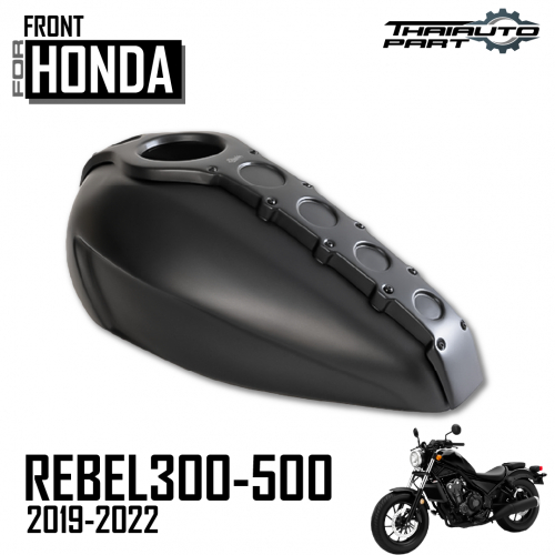 ครอบถังน้ำมัน MATTE BLACK V.1 สำหรับ HONDA REBEL 300 500 ปี 2019-2022