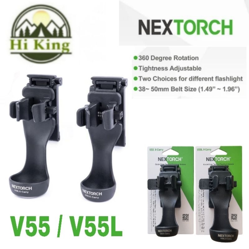 ซองไฟฉาย โพลิเมอร์ NEXTORCH รุ่น V55 / V55L  X-Carry ซองแบบปลดเร็ว หมุนได้ 360° น้ำหนักเบา