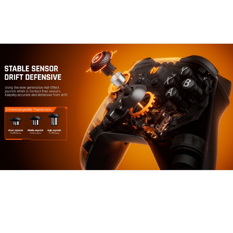 [Tinzshop] BIGBIG WON Gale Hall Wireless Controller For Window /Switch / Android / IOS จอยเล่นได้ทุกเครื่อง