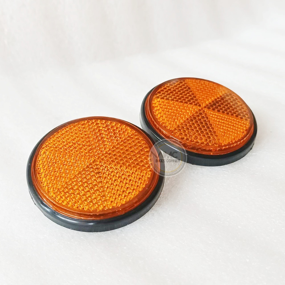 สีส้ม ทับทิม ทับทิมสะท้อนแสง เกลียวน๊อต 5mm สำหรับ YAMAHA DT100 DT125 DT175 DT250 DT360 DT400 งานใหม่ (S-RF-0003)