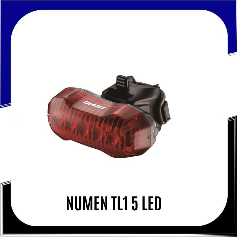 ไฟท้ายจักรยาน Giant รุ่น Numen TL 1 5 LED แบบใส่ถ่าน
