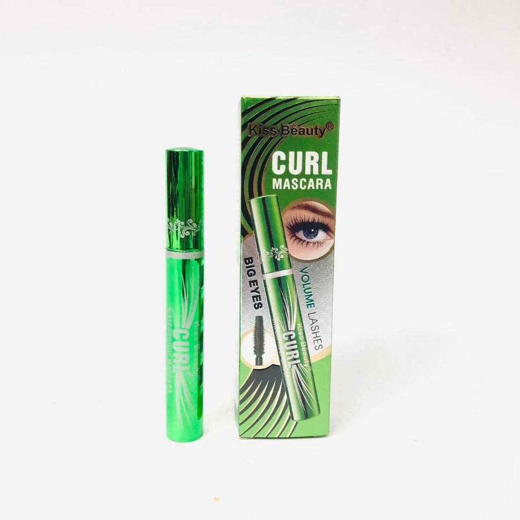 66029-03B มาสคาร่าเขียว สีดำสนิท ขนตางอนยาวขึ้น กันน้ำ MASCARA CURL VOLUM LASHES