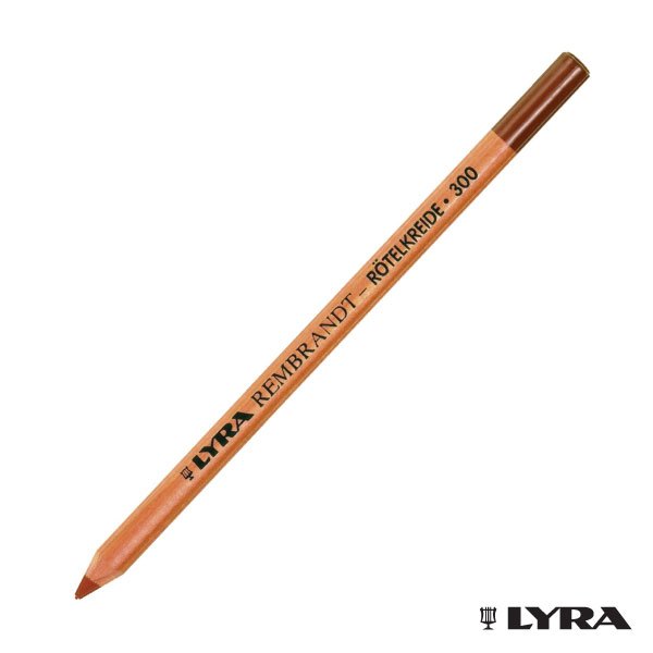 ดินสอสเก็ตช์ภาพสีน้ำตาลแดงแบบเนื้อมัน (LYRA Rembrandt Red Chalk Pencil With Grease Red Brown)