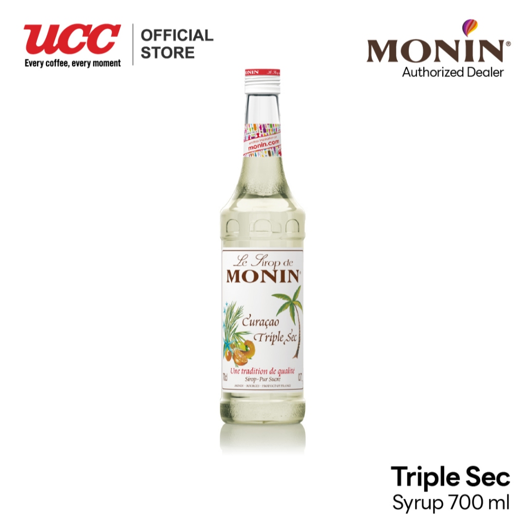 MONIN Triple Sec Syrup น้ำเชื่อมกลิ่นทริปเปิ้ล เซค(เปลือกส้ม) 700ml.