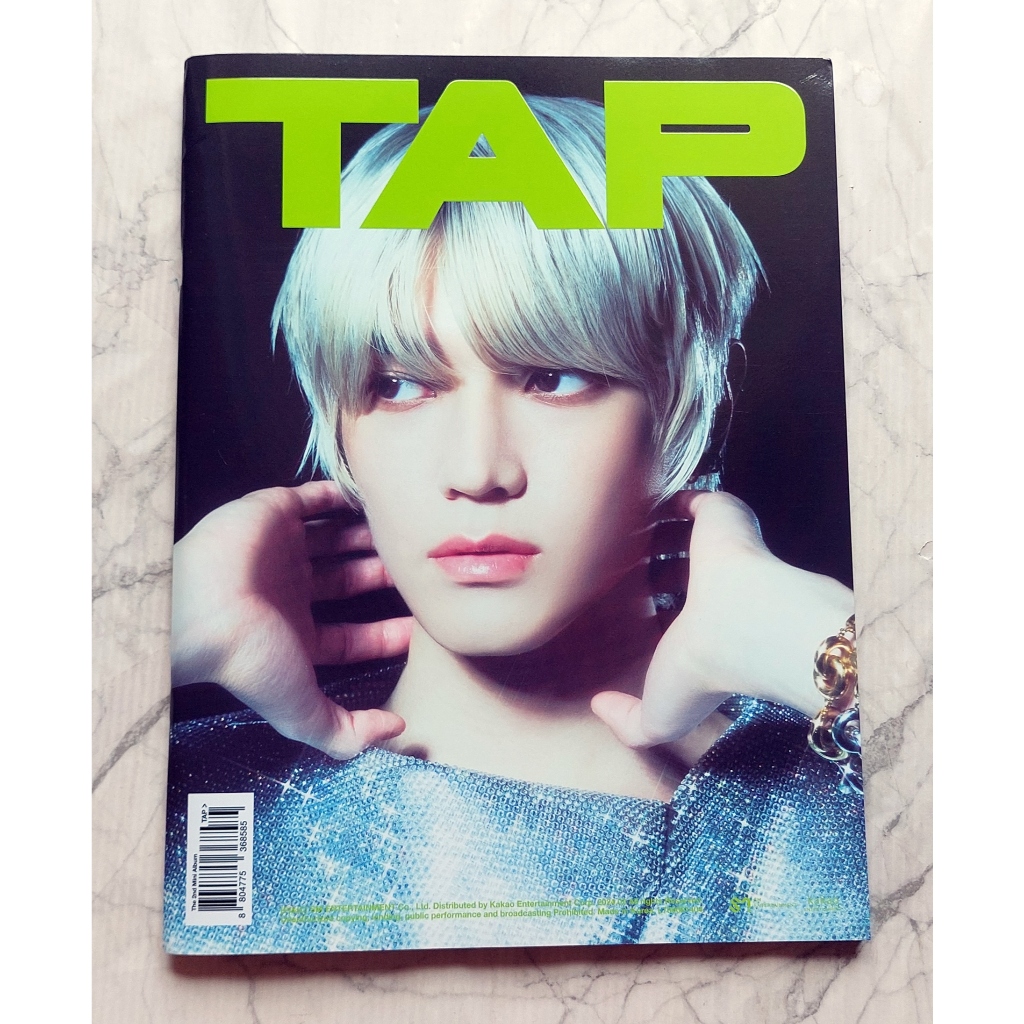 อัลบั้ม TAEYONG - TAP Album เวอร์ Flip Zine แกะแล้ว ไม่มีการ์ด ของแท้ พร้อมส่ง Kpop CD NCT
